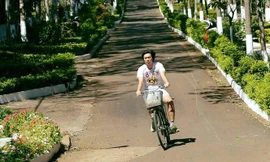 Tuấn Anh hăng say tập luyện.