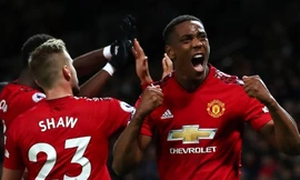 Anthony Martial đã có 25 bàn cho M.U tại Premier League.