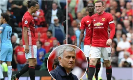 Nội bộ M.U bất hòa trong trận thua 1-2 trước Man City.