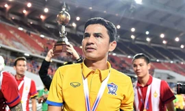 HLV Kiatisak lạc quan vào cơ hội đi tiếp của U22 Thái Lan.