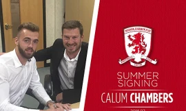Calum Chambers đã rời Arsenal để chuyển sang khoác áo Middlesbrough.