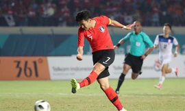 Son Heung-min lo lắng trước trận đấu với Olympic Iran.