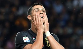 Cristiano Ronaldo vẫn chưa thể ghi bàn cho Juventus.