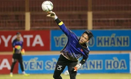 Thủ môn Bùi Sỹ Huy.