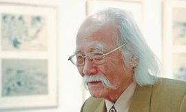 Lão họa sĩ Tôn Đức Lượng và công nghệ 'vỗ bản nhũ'