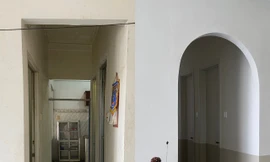 Biến căn hộ chung cư xuống cấp thành tổ ấm hiện đại với chi phí 500 triệu