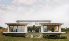 Ngắm mây trong ngôi nhà song lập ở Ba Vì