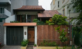 Bình yên cất giấu trong ngôi nhà hiện đại kết hợp phong cách Đông Dương