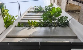 Giải pháp thiết kế thông thoáng cho nhà phố xen kẹt