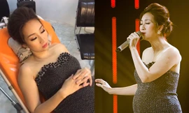 Đi thi hát lúc bầu 8 tháng, xe cứu thương chờ sẵn Lều Phương Anh