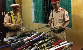 Số vũ khí nóng đã được bàn giao cho cơ quan chức năng xử lý theo quy định.