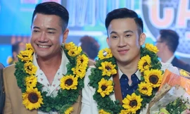 Tản Đà và huấn luyện viên Dương Triệu Vũ đăng quang 'Trời sinh một cặp'.