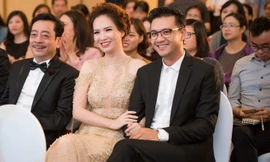 Đan Lê mặc xuyên thấu, tình tứ bên chồng Khải Anh