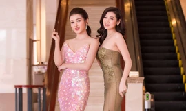 Á hậu Tú Anh diện đầm bó khoe dáng đồng hồ cát
