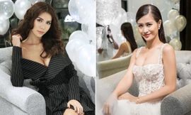 Minh Tú, Đông Nhi khoe vòng một với hai gam màu đen-trắng