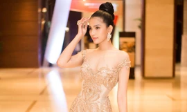 Trương Thị May mặc váy xuyên thấu quyến rũ dự sự kiện ở Campuchia