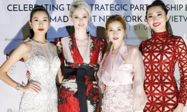 Dàn người đẹp Việt gợi cảm dự tiệc cùng siêu mẫu Coco Rocha 
