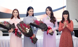 Trương Thị May, Tường Linh mặc áo dài làm đại sứ quỹ từ thiện
