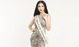 Hà Thu lọt top 10 thí sinh được yêu thích ở Miss Earth 2017