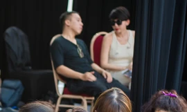 Tóc Tiên thân mật trò chuyện cùng Hoàng Touliver sau tin đồn chia tay