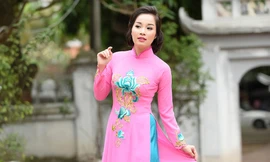 Minh Hương ‘Nhật ký Vàng Anh’ đằm thắm với áo dài truyền thống
