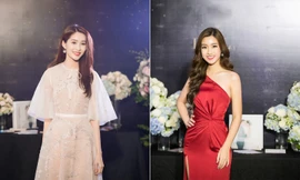 Hoa hậu Thu Thảo, Đỗ Mỹ Linh diện váy cưới trắng muốt