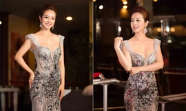 Jennifer Phạm khoe vòng một gợi cảm khi làm MC tại Mỹ