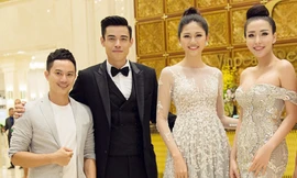 Á hậu Thanh Tú khoe sắc bên MC điển trai của chung kết Miss Grand