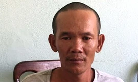 Đối tượng Phong tại cơ quan điều tra.