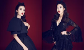 Hoa hậu Mỹ Linh 'lột xác' ấn tượng với gam màu đen bí ẩn