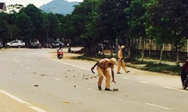 Hành động đẹp của CSGT huyện Quế Phong được chia sẻ rộng rãi.