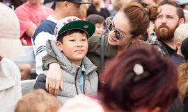 Con trai của Quang Dũng và Jennifer ngày càng chững chạc