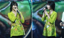 'Thánh nữ Bolero' Jang Mi mặc áo bà ba hát dân ca