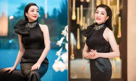 'Hoạ mi bán cổ điển' Phạm Thu Hà lộng lẫy với đầm đen