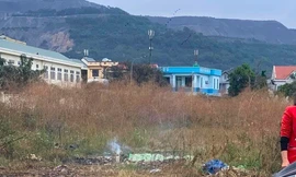 Người đàn ông tự thiêu trong bãi đất trống ở Quảng Ninh