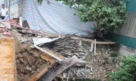 Sập bờ kè ở Vân Đồn, 2 công nhân thương vong