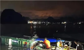 Chìm tàu lúc nửa đêm, một ngư dân tử vong
