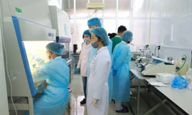Nhân viên y tế Quảng Ninh xét nghiệm truy vết COVID-19