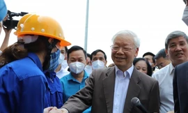 Tổng Bí thư Nguyễn Phú Trọng thăm công nhân ngành than 