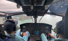 Quảng Ninh dùng trực thăng tìm kiếm, cứu nạn người trên biển