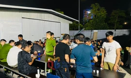 Quảng Ninh: Tổ chức xét nghiệm nhanh ma tuý tại lán trại công nhân 