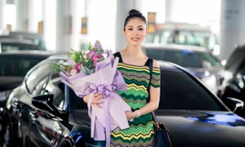 Hoa hậu Hoàn vũ 2007 Riyo Mori lần đầu cùng chồng đến Việt Nam