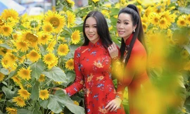 Bất ngờ con gái 16 tuổi xinh như hoa khôi của á hậu Trịnh Kim Chi 