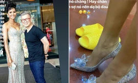 Vì sao H'Hen Niê đi dép tổ ong với váy dạ hội dự sự kiện?