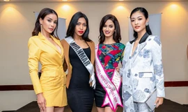 Á hậu Kiều Loan mặc suit cá tính giữa rừng thí sinh Miss Grand 'bánh bèo'