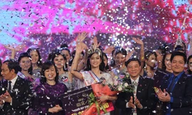 Nguyễn Thị Thu Phương đăng quang 'Người đẹp Kinh Bắc 2019'. Ảnh-Như Ý