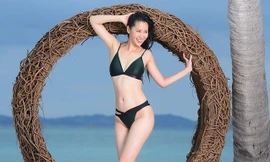 Dương Thuỳ Linh nóng bỏng với bikini, trao lại vương miện cho người kế nhiệm