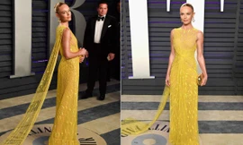 Minh tinh Kate Bosworth diện váy xuyên thấu của Công Trí dự tiệc Oscar