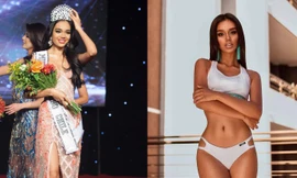 Đường cong 'bỏng mắt' của cô nàng lính cứu hoả lên ngôi Hoa hậu Hoàn vũ Chile