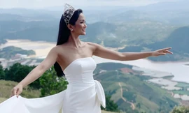 H'Hen Niê bất ngờ thướt tha tóc dài trên cao nguyên sau khi làm gãy vương miện